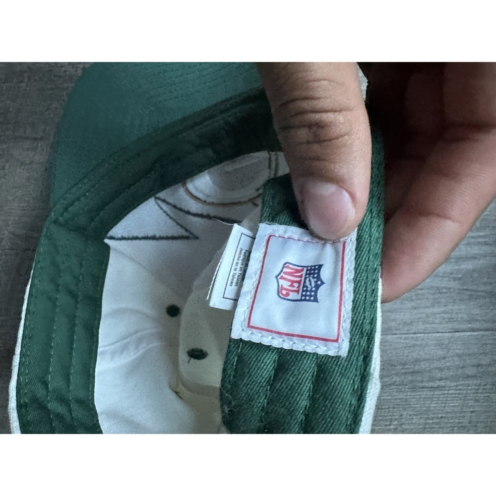Green Bay Packers‎ Hat Cap Sharktooth Strapback NFL Vintage 90s Y2K - Picture 5 of 8
